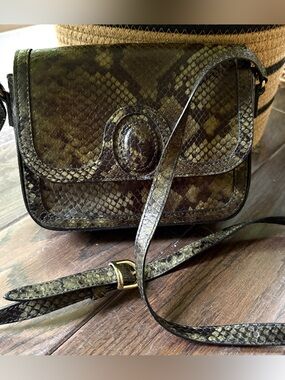 Rouje snakeskin leather bag